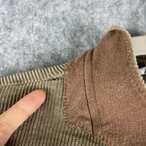 Joseph & Feiss Corduroy Blazer Sport Coat Mens 50R Beige Cotton 2 Button FLAW - Picture 16 of 16